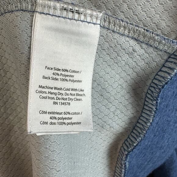 Vineyard Vines Performance Shep Shirt Pullover 1/4 Zip Colorblock Red Blue L - Picture 8 of 9